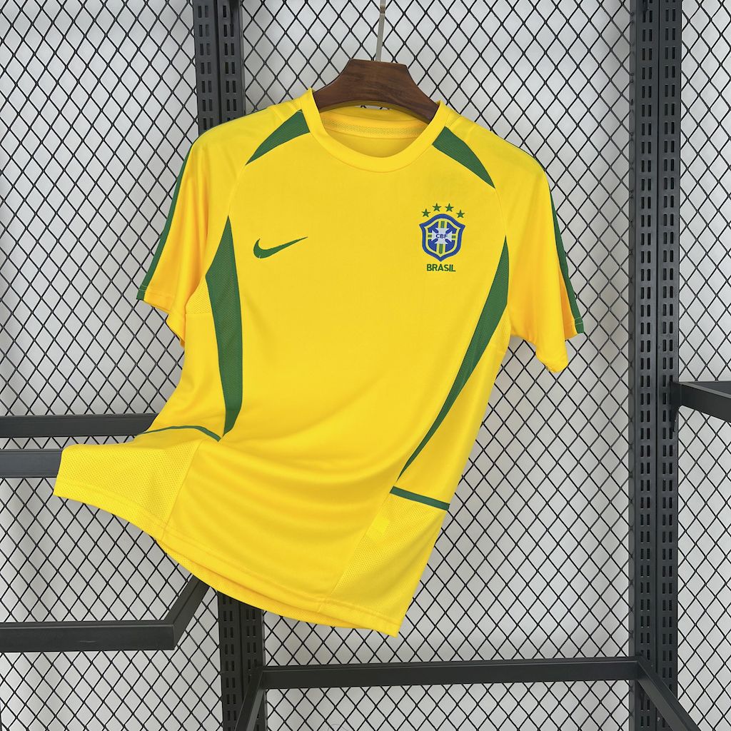 Camisa Retrô Seleção Brasil 2002/02 Home