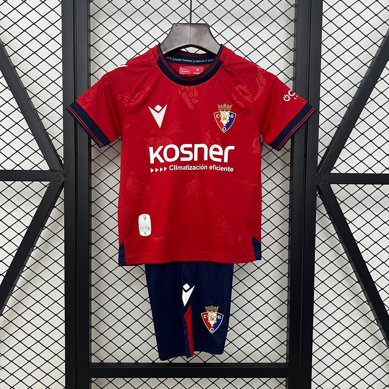Conjunto Infantil Osasuna 24/25 Home