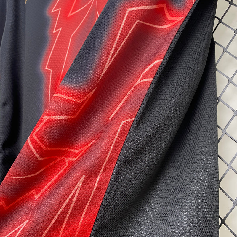 Camisa Athletic Bilbao 24/25 - Preto e Vermelho