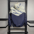 Corta Vento Real Madrid 24/25 - Azul e Branco