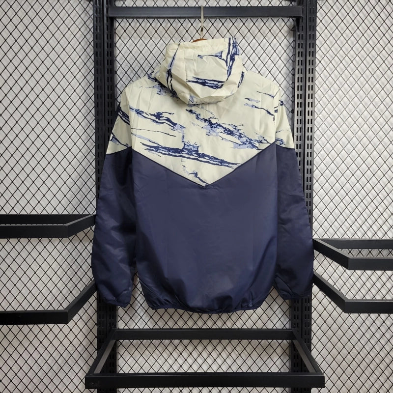 Corta Vento Real Madrid 24/25 - Azul e Branco
