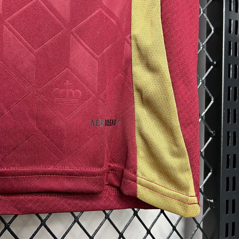 Camisa Bélgica 24/25 Adidas - Vermelha Home