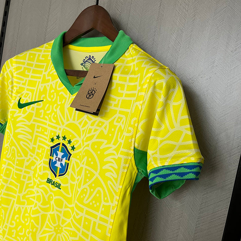 Camisa Feminina Seleção Brasil l 24/25 Nike - Amarelo
