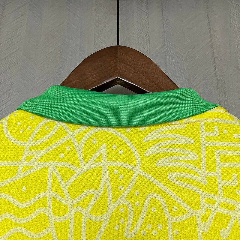 Camisa Feminina Seleção Brasil l 24/25 Nike - Amarelo