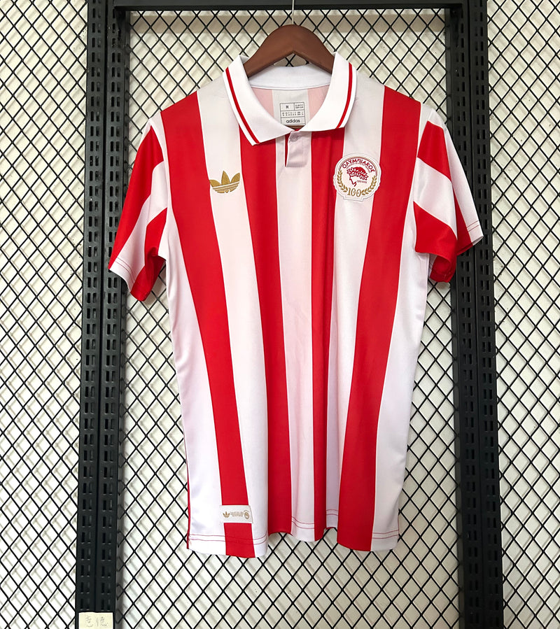 Camisa do Olympiacos 25/26 100th Anniversary