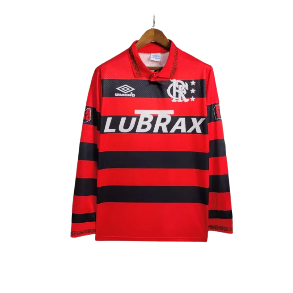 Camisa Flamengo Retrô 1994 Manga Longa