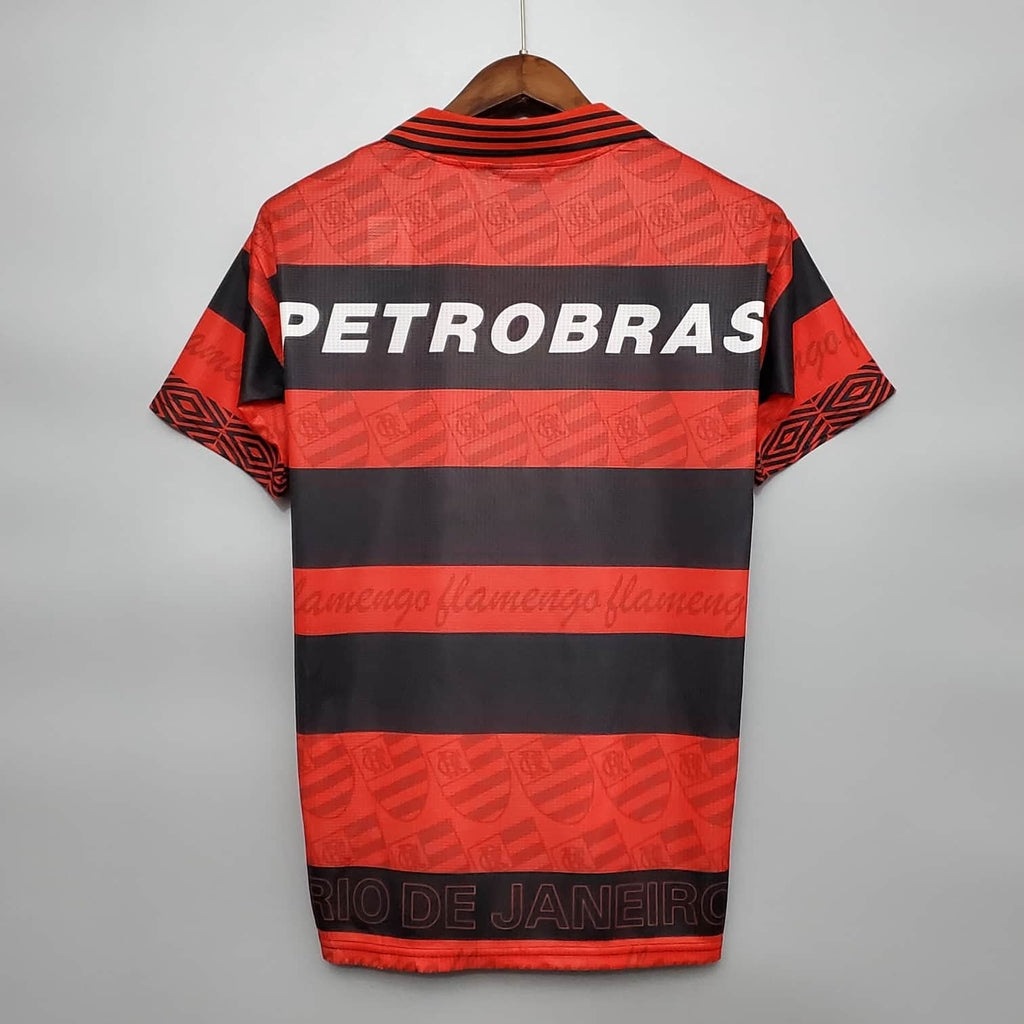 Camisa Flamengo Retrô 1995 Vermelha e Preta