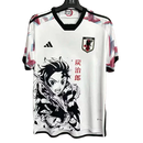 Camisa Japão Demon Slayer 24/25 "Tanjiro" Torcedor Adidas Masculina - Preta e Branca