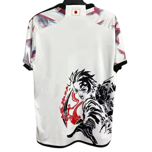 Camisa Japão Demon Slayer 24/25 "Tanjiro" Torcedor Adidas Masculina - Preta e Branca