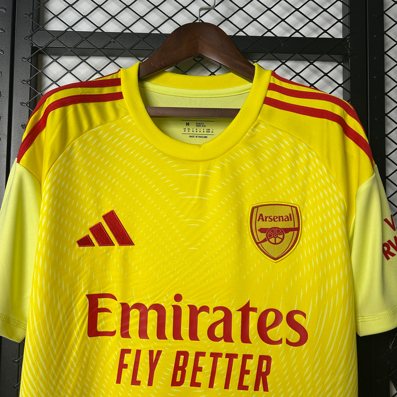 Camisa Arsenal 25/26 Goleiro - Amarela