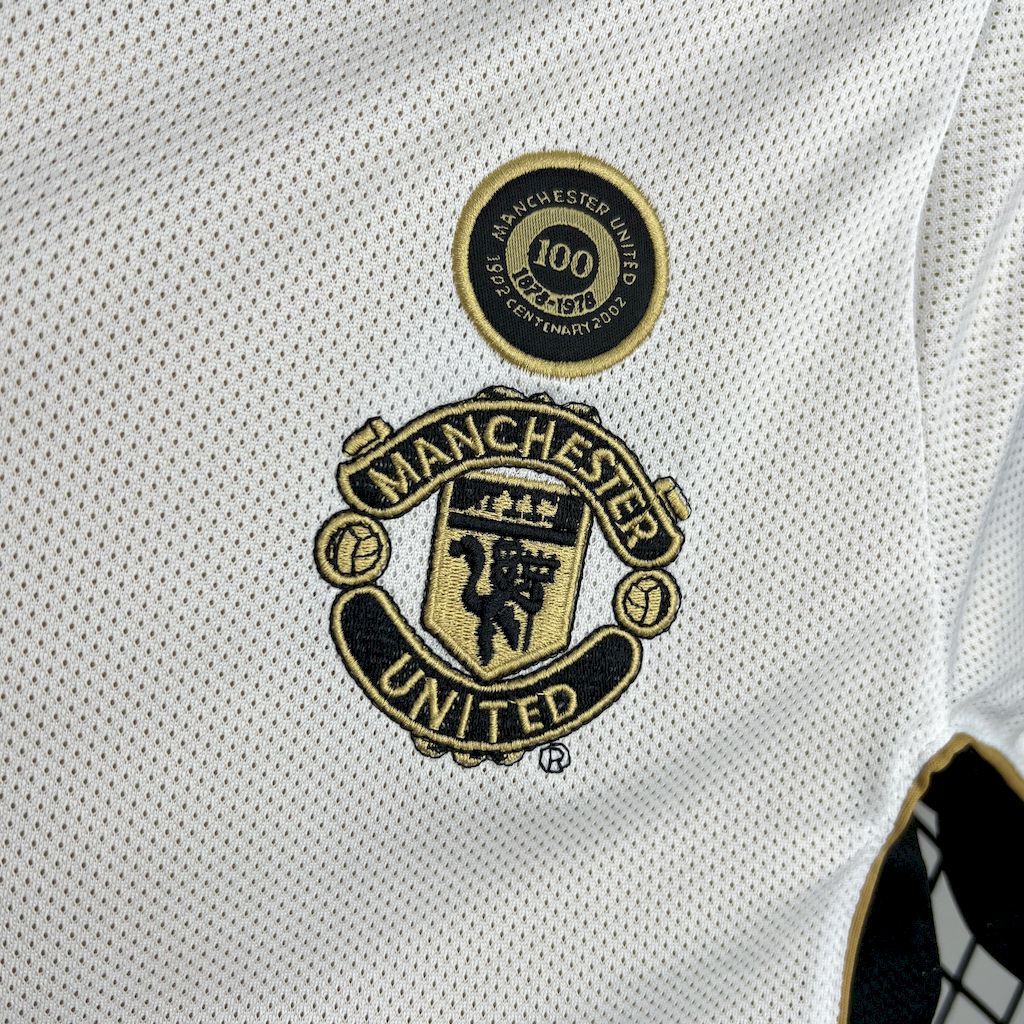 Camisa do Manchester United  Retrô 2001/02 Centenary Reversible