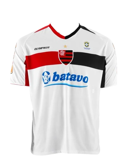 Camisa Flamengo Retrô 2010 - Branco