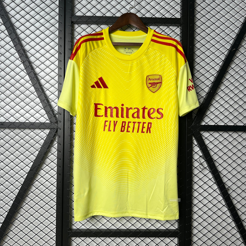 Camisa Arsenal 25/26 Goleiro - Amarela