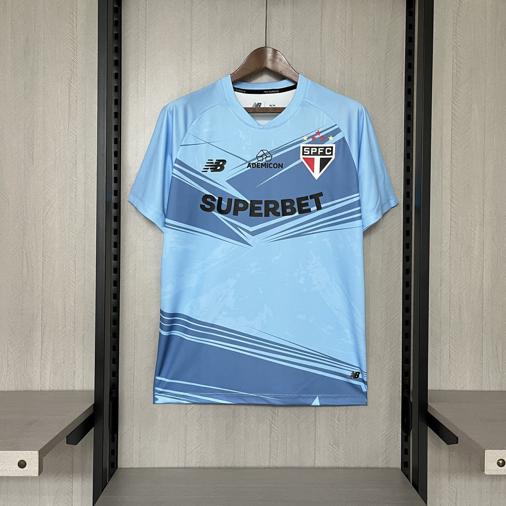Camisa São Paulo Treino New Balance 2025 Azul