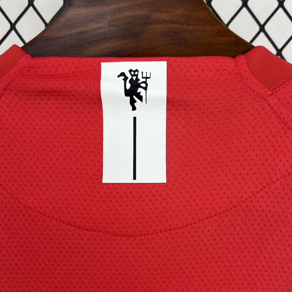 Camisa do Manchester United Manga Longa Retrô 2007/08 Home UCL